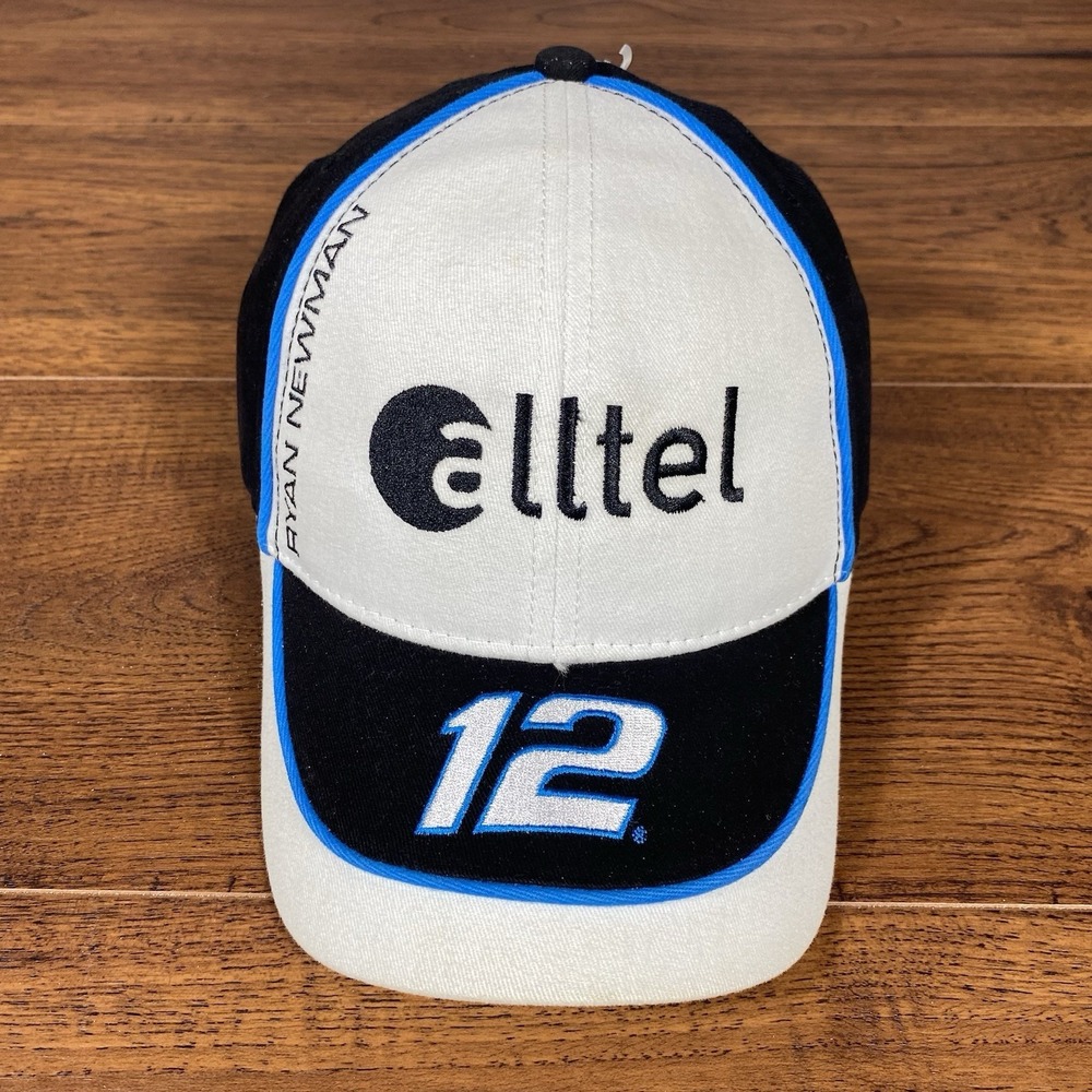 Winners Circle Ryan Newman 12 Alltel Racing NASCAR Hat Black White Strapback Cap